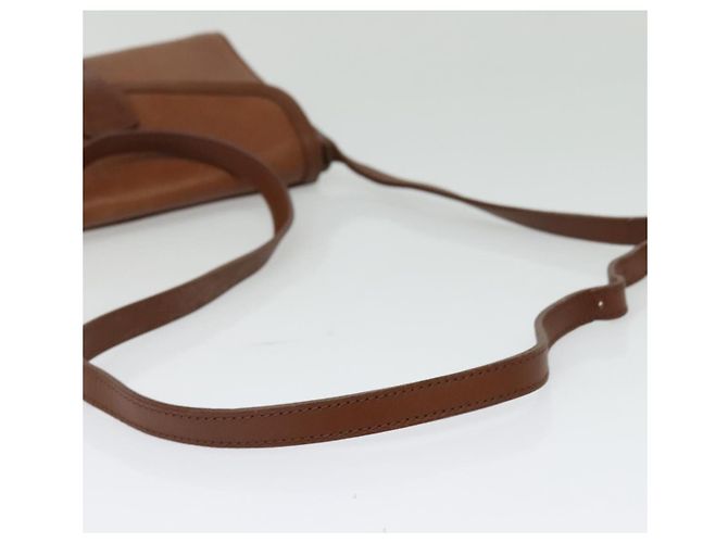Autre Marque Borsa a Spalla Burberrys in Pelle Marrone Oro Auth ep10007 D'oro - vista 7