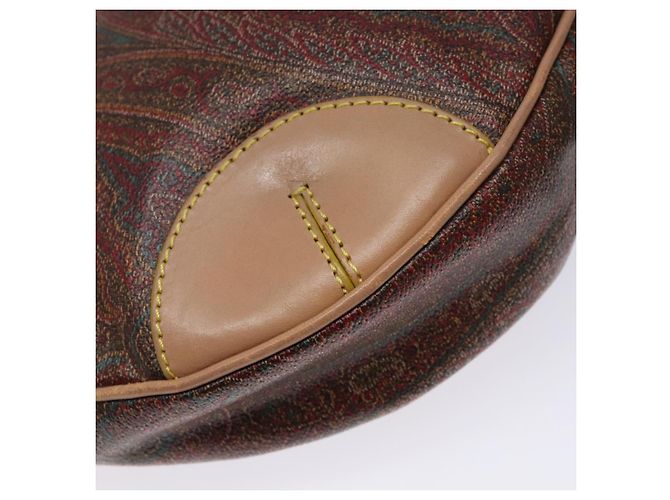 Borsa Tote ETRO in PVC marrone e oro Auth am8891 D'oro - vista 13