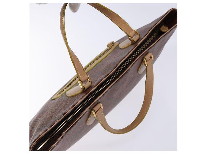 Borsa Tote ETRO in PVC marrone e oro Auth am8891 D'oro - vista 6