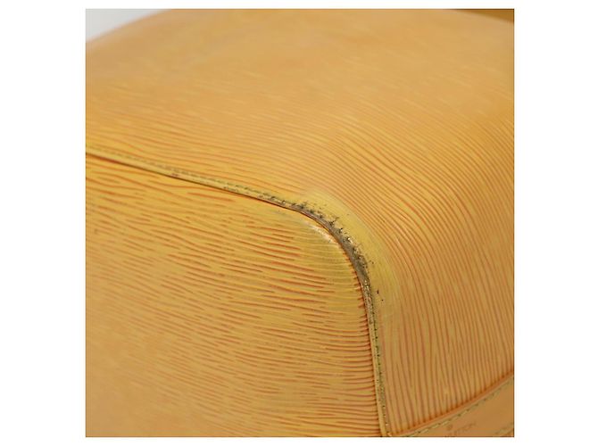 Noe LOUIS VUITTON Borsa a Spalla Petit Noé Epi Gialla M44109 LV Auth sw1355 Giallo - vista 15
