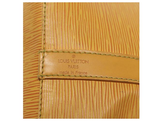 Noe LOUIS VUITTON Borsa a Spalla Petit Noé Epi Gialla M44109 LV Auth sw1355 Giallo - vista 17