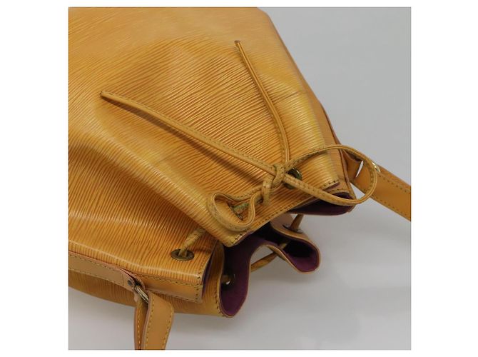 Noe LOUIS VUITTON Borsa a Spalla Petit Noé Epi Gialla M44109 LV Auth sw1355 Giallo - vista 6