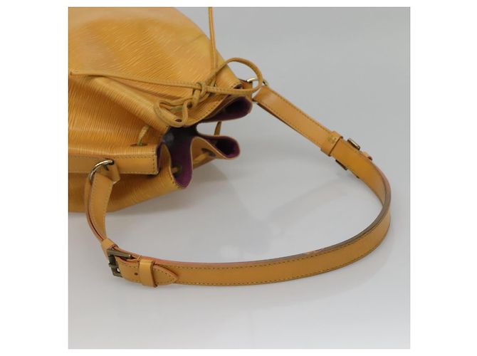 Noe LOUIS VUITTON Borsa a Spalla Petit Noé Epi Gialla M44109 LV Auth sw1355 Giallo - vista 7