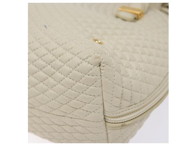 BALLY Borsa a mano in pelle bianca e oro Auth sw1273 Bianco D'oro - vista 10