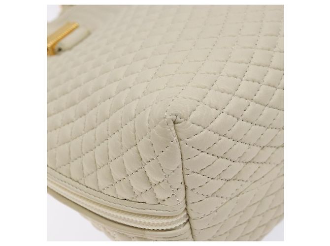 BALLY Borsa a mano in pelle bianca e oro Auth sw1273 Bianco D'oro - vista 11