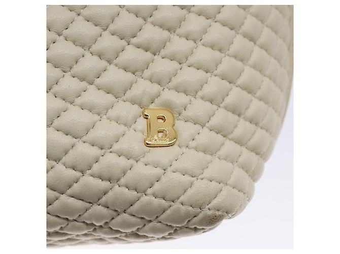 BALLY Borsa a mano in pelle bianca e oro Auth sw1273 Bianco D'oro - vista 15