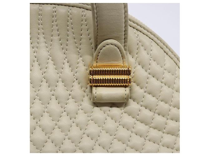 BALLY Borsa a mano in pelle bianca e oro Auth sw1273 Bianco D'oro - vista 16