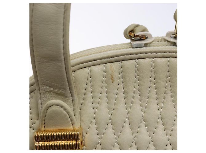 BALLY Borsa a mano in pelle bianca e oro Auth sw1273 Bianco D'oro - vista 17