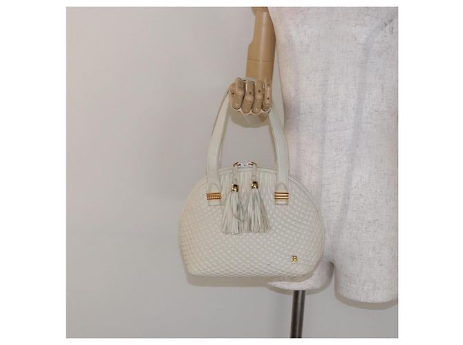 BALLY Borsa a mano in pelle bianca e oro Auth sw1273 Bianco D'oro - vista 27