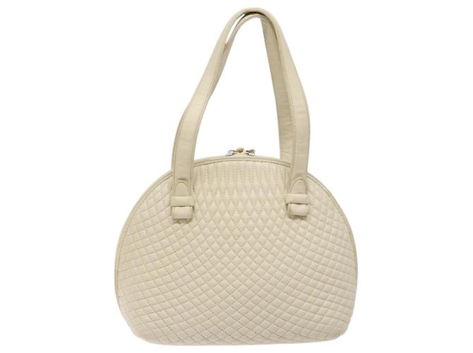 BALLY Borsa a mano in pelle bianca e oro Auth sw1273 Bianco D'oro - vista 3