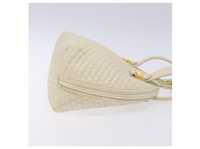BALLY Borsa a mano in pelle bianca e oro Auth sw1273 Bianco D'oro - vista 4