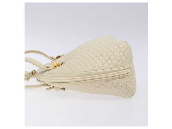 BALLY Borsa a mano in pelle bianca e oro Auth sw1273 Bianco D'oro - vista 5