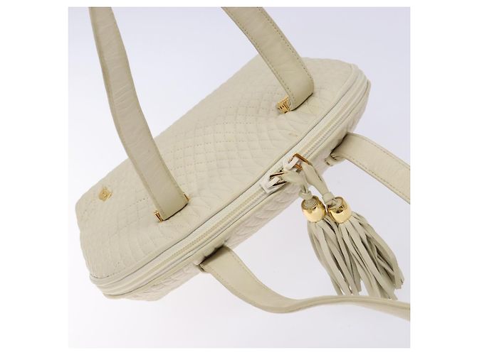 BALLY Borsa a mano in pelle bianca e oro Auth sw1273 Bianco D'oro - vista 6