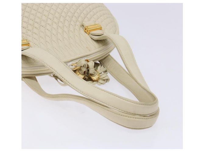 BALLY Borsa a mano in pelle bianca e oro Auth sw1273 Bianco D'oro - vista 7