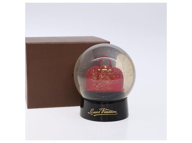LOUIS VUITTON Snow Globe Alma VIP Limited Clear Red LV Auth 135695 - view 12