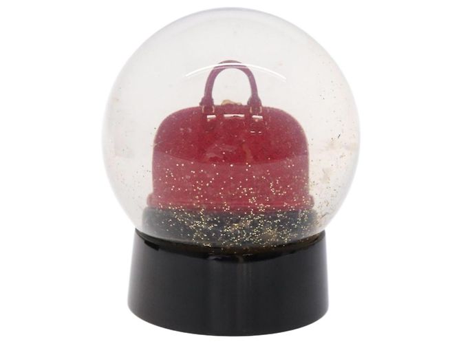 LOUIS VUITTON Snow Globe Alma VIP Limited Clear Red LV Auth 135695 - view 2
