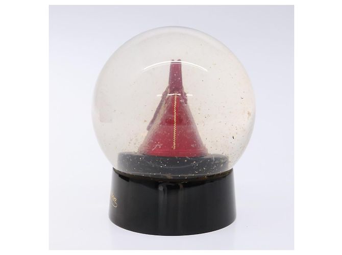 LOUIS VUITTON Snow Globe Alma VIP Limited Clear Red LV Auth 135695 - view 3