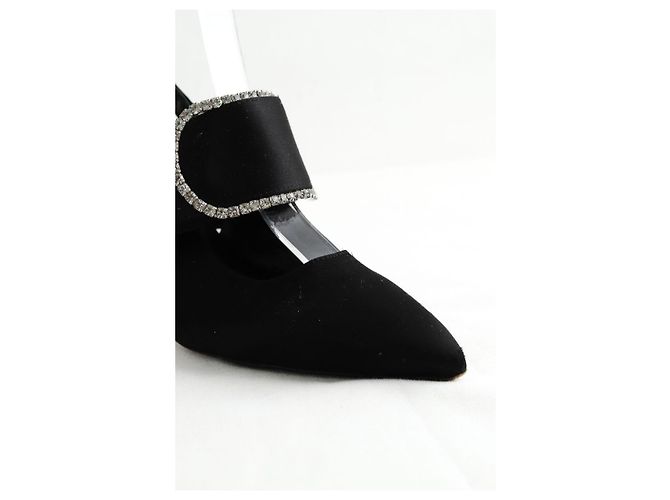 John Galliano Schwarze Lederabsätze - Ansicht 4