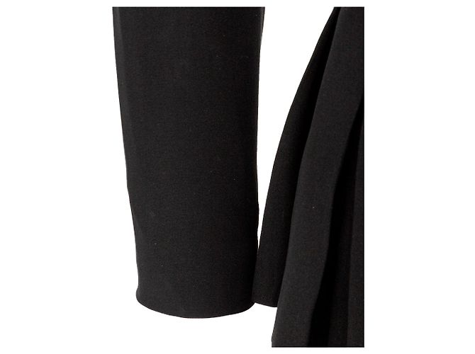 Autre Marque Vestido Plisado Jean Patou Negro - vista 11