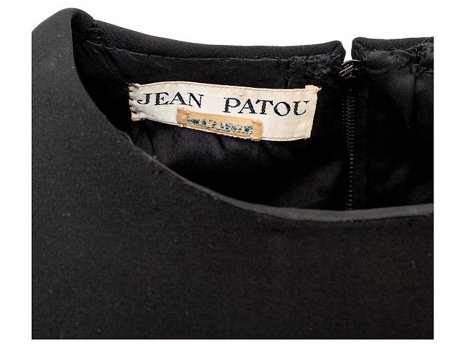 Autre Marque Vestido Plisado Jean Patou Negro - vista 13