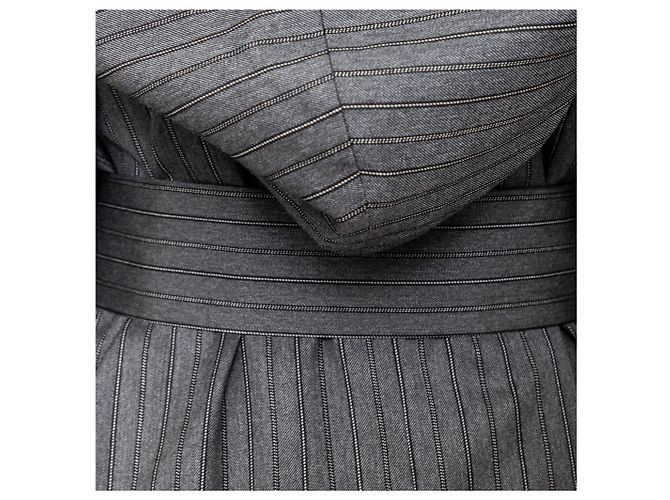 Traje a rayas Salvatore Ferragamo Gris - vista 11