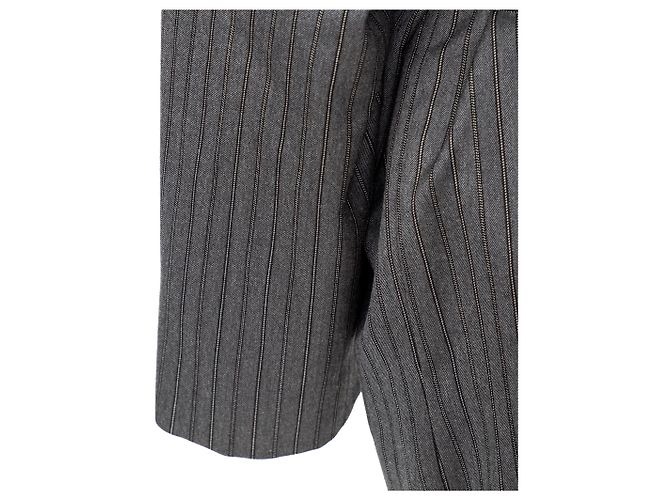 Traje a rayas Salvatore Ferragamo Gris - vista 14
