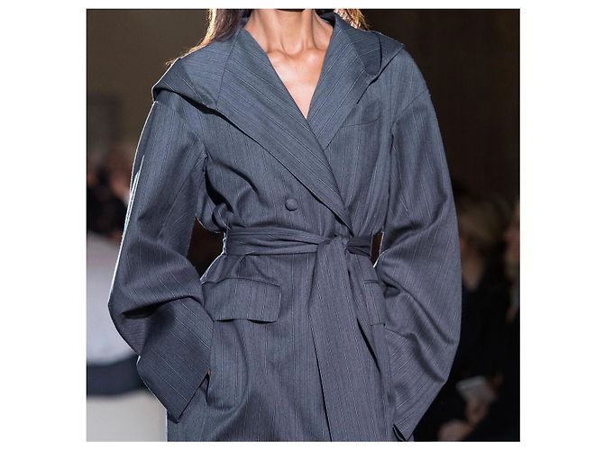 Traje a rayas Salvatore Ferragamo Gris - vista 3