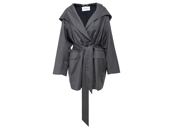 Traje a rayas Salvatore Ferragamo Gris - vista 5