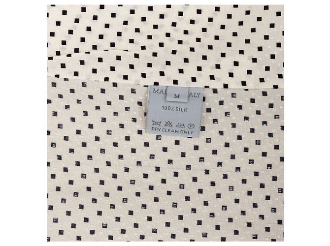 Autre Marque Top camisa de seda blanco Dušan - vista 10