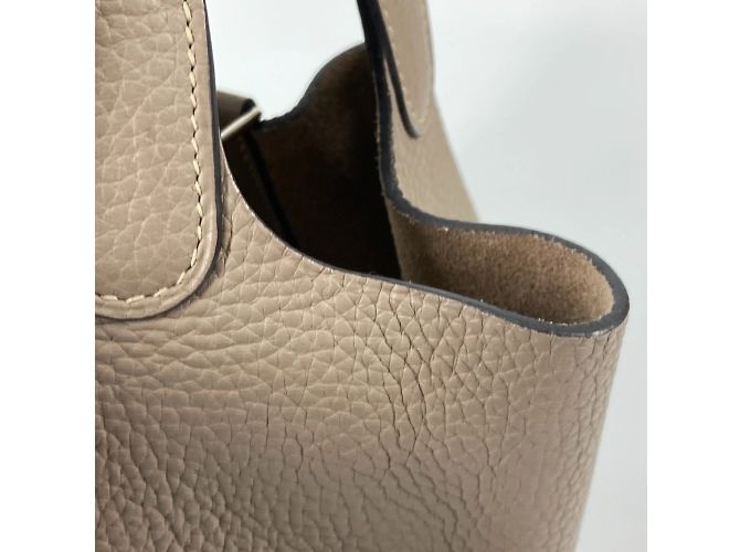 Hermès Picotin Lock PM 18 Tote Bag Braun Grau - Ansicht 10