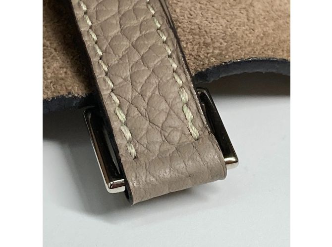Hermès Picotin Lock PM 18 Tote Bag Braun Grau - Ansicht 15