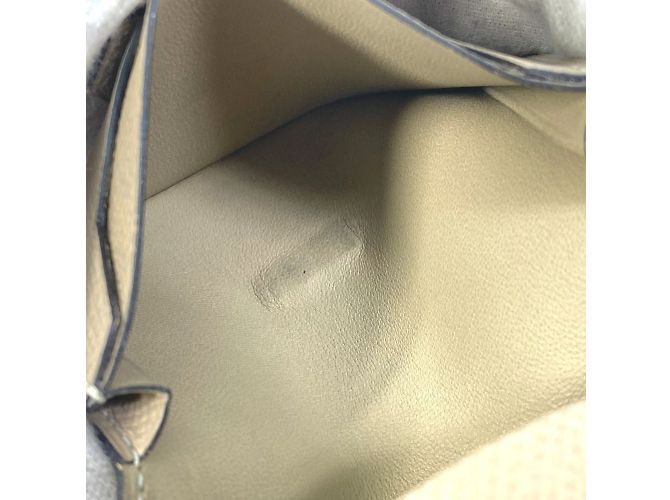 Hermès Bifold Bearn Mini Visitenkartenetui Beige - Ansicht 14