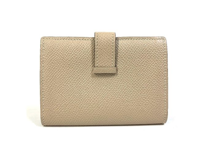 Hermès Bifold Bearn Mini Visitenkartenetui Beige - Ansicht 2