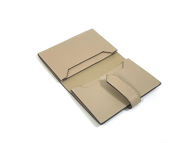 Hermès Bifold Bearn Mini Visitenkartenetui Beige - Ansicht 9