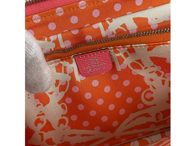 Cartera con cremallera redonda Azap Long Silk'in de Hermès Rosa - vista 16
