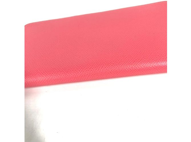 Cartera con cremallera redonda Azap Long Silk'in de Hermès Rosa - vista 4