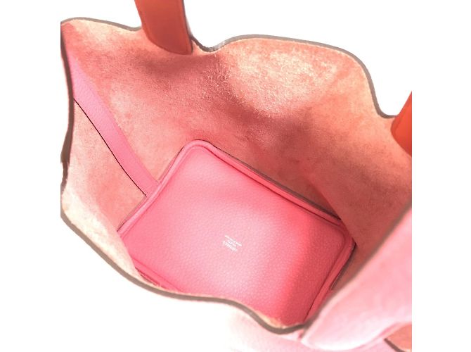 Hermès Picotin Lock Eclat PM Handtasche Pink - Ansicht 12