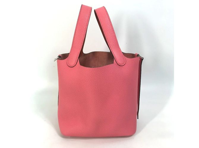 Hermès Picotin Lock Eclat PM Handtasche Pink - Ansicht 2