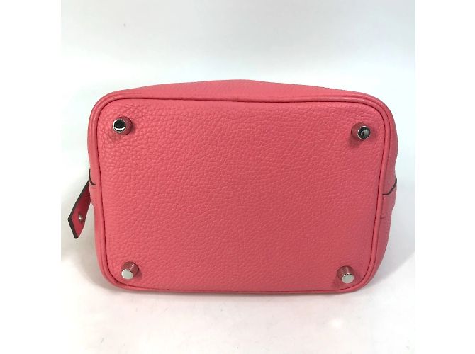 Hermès Picotin Lock Eclat PM Handtasche Pink - Ansicht 5