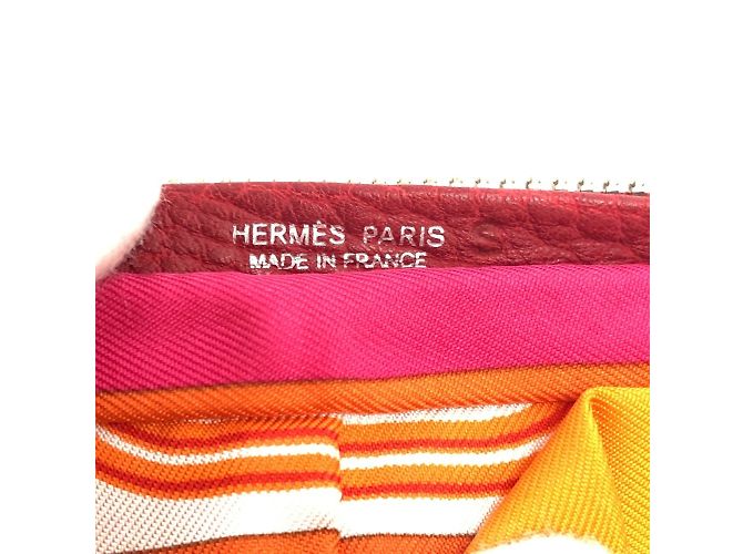 Borsa Silky Pop di Hermès Rosso - vista 11