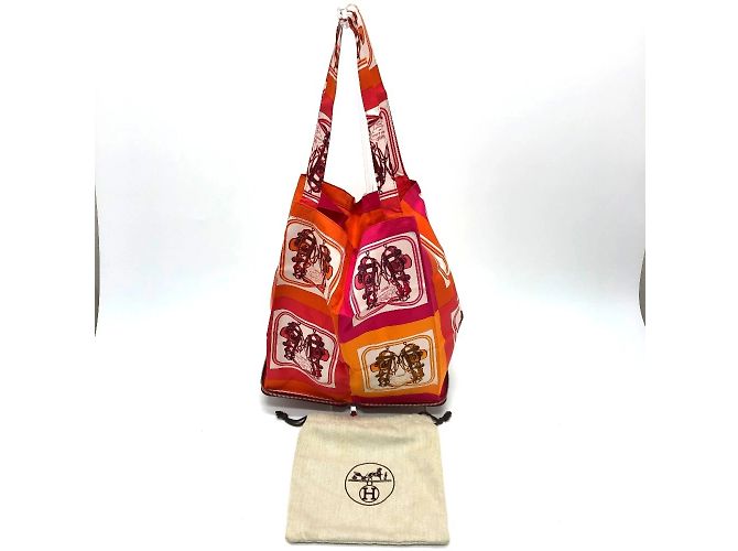 Borsa Silky Pop di Hermès Rosso - vista 12