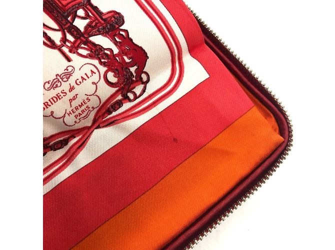 Borsa Silky Pop di Hermès Rosso - vista 7