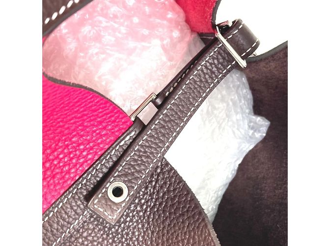 Borsa Tote Kazak Picotin Lock 22mm di Hermès Marrone - vista 10
