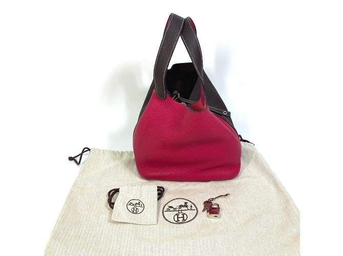 Borsa Tote Kazak Picotin Lock 22mm di Hermès Marrone - vista 15