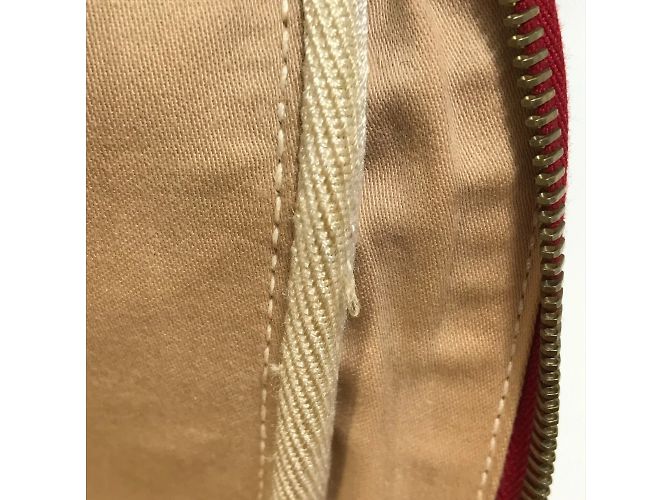 Borsa a spalla Victoria Square di Hermès Rosso Beige - vista 16