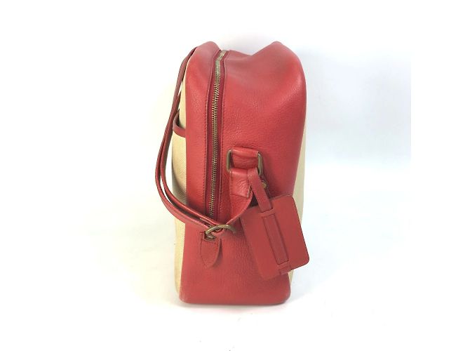 Borsa a spalla Victoria Square di Hermès Rosso Beige - vista 3