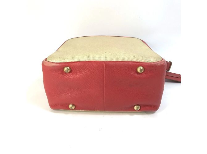Borsa a spalla Victoria Square di Hermès Rosso Beige - vista 4