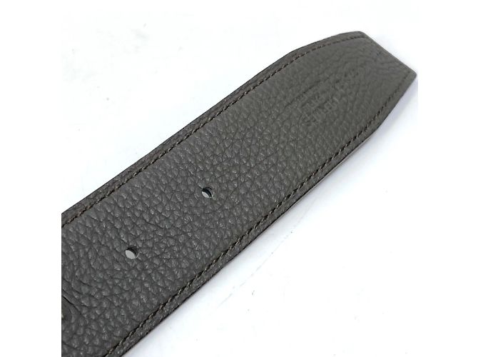 H-Gürtel aus Togo-Leder in Ash Au Carré von Hermès Braun - Ansicht 11