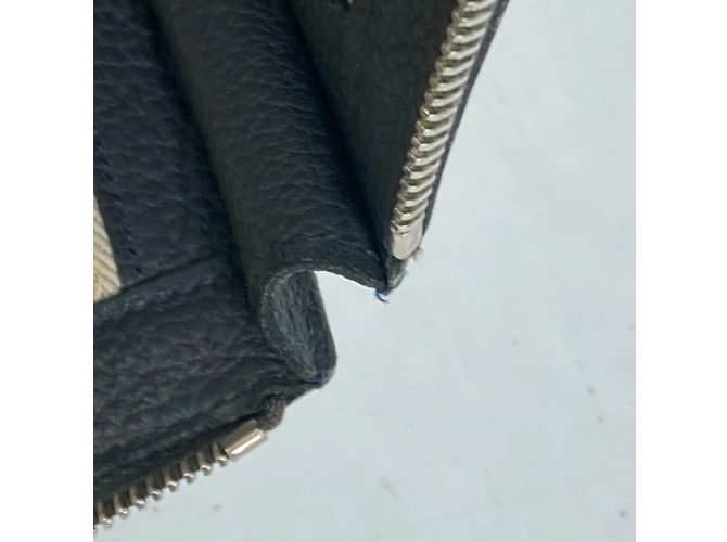Pochette en cuir gris Hermès Marron - vue 9