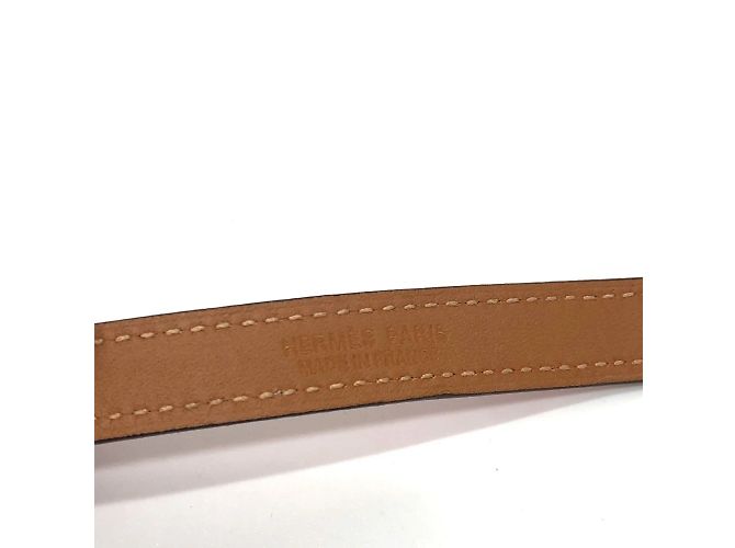 Hermès Bracciale Charm a Doppio Giro 2 File Hermes Rival Rosa - vista 7